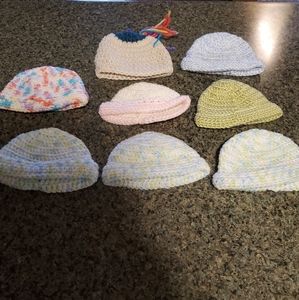 Handmade baby hats